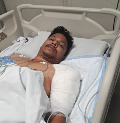 హైటెక్​సిటీలో దారుణం.. యువకుడి చేతికి కట్​ చేసిన చైనా మాంజా..